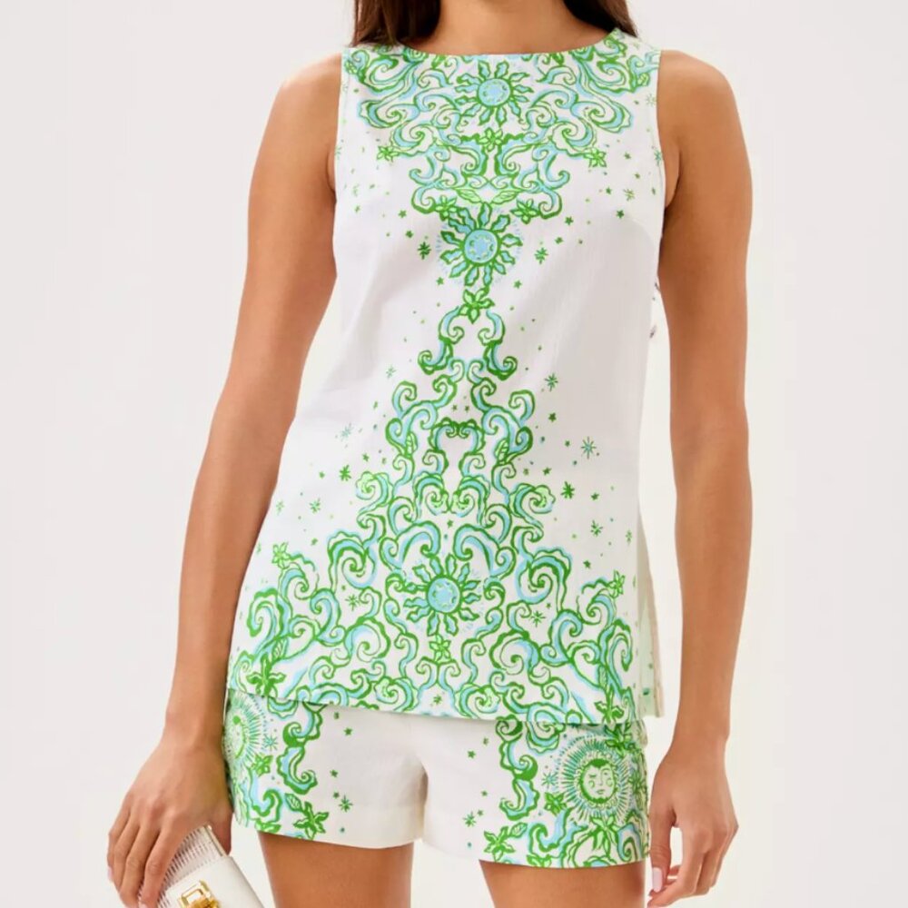 NWT Lilly Pulitzer Palmita Tunic (Size XL) & Sarissa Short (Size16) SET